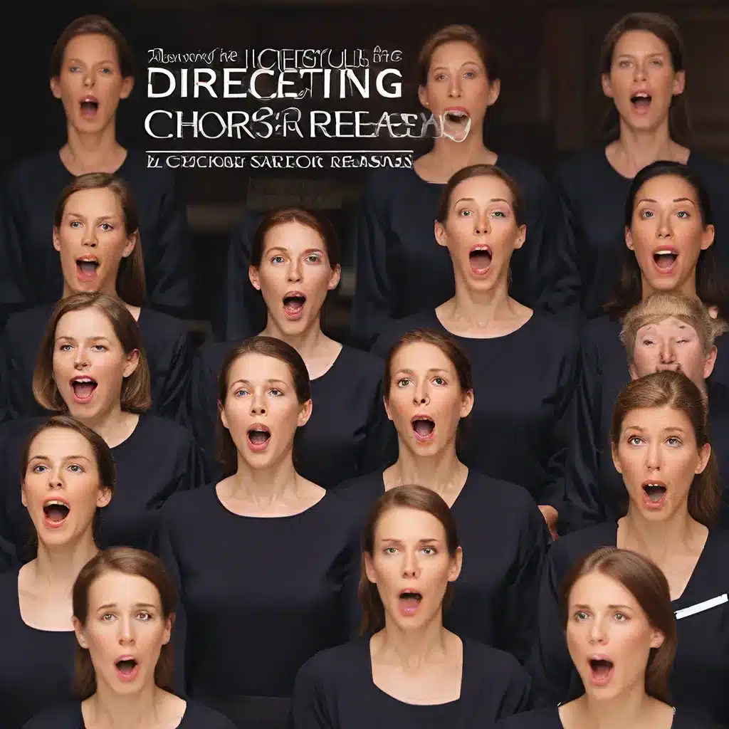 Directing the Chorus: Techniques for Choral Rehearsals