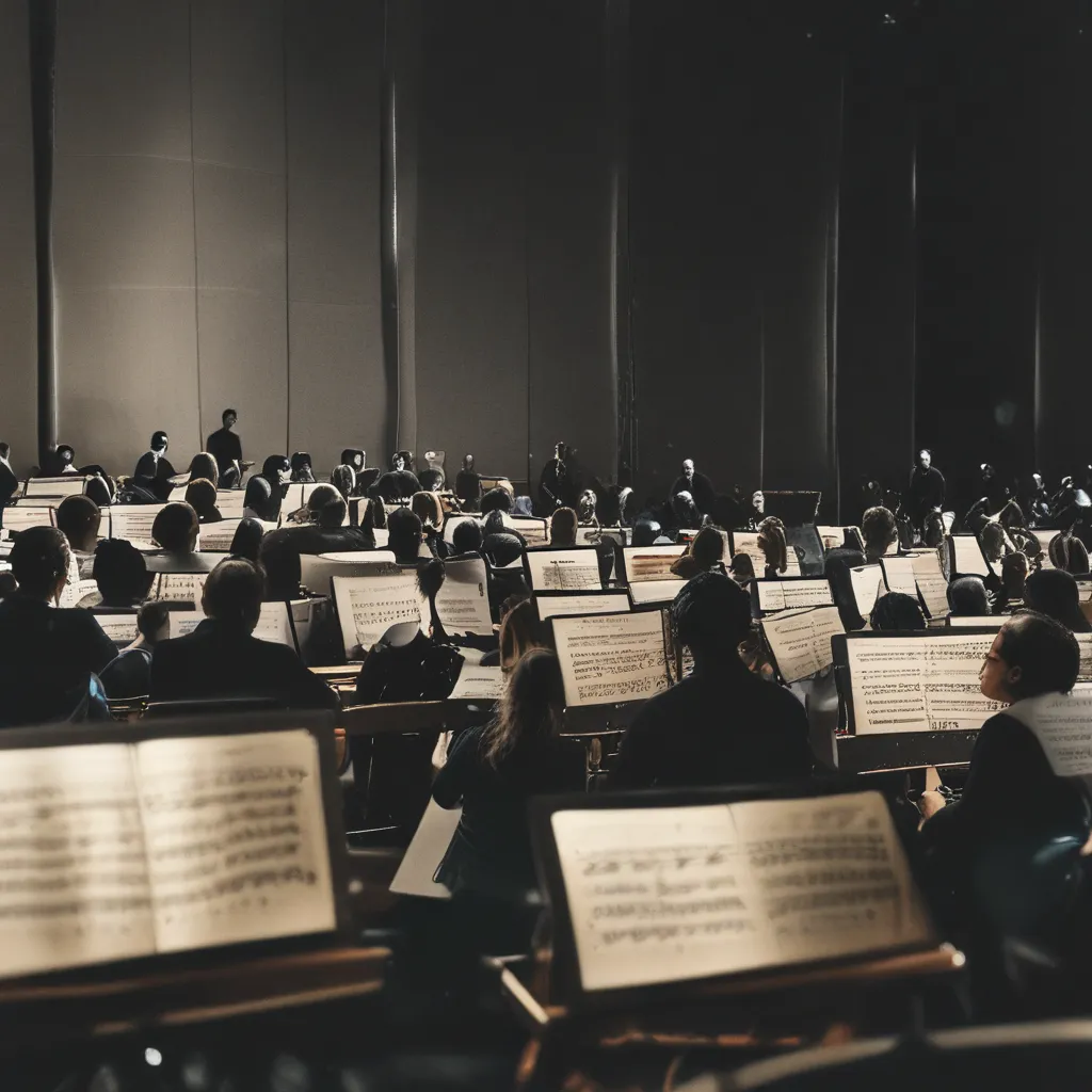 The Unseen Symphony: A Glimpse into the Orchestra Pit